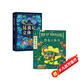 恐龍立體書+昆蟲記立體書2冊 3d兒童2-6-8-12歲少兒科普百科全書那么大恐龍玩具揭秘動物昆蟲海洋世界書小學生故事書男孩生日禮物