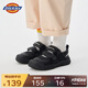 Dickies兒童涼鞋2025夏季沙灘鞋網(wǎng)面運(yùn)動(dòng)透氣包頭防滑男女童鞋 全黑 31