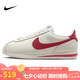 耐克NIKE女子休閑鞋板鞋阿甘鞋CORTEZ新年紅運(yùn)動(dòng)鞋F(xiàn)Z5167-133帆白38