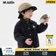 馬·拉丁（M.Latin）/童裝兒童羽絨服冬新款男小童印花翻領(lǐng)輕薄羽絨服 藏青 110 cm