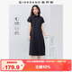 佐丹奴襯衫連衣裙女夏季純棉通勤風(fēng)口袋連袖薄款裙子13465324