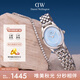 丹尼爾惠靈頓（DanielWellington）DW女表沈月同款復(fù)古橢圓表盤石英表送女友七夕禮物DW00100809