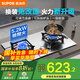 蘇泊爾【國家補貼】燃氣灶天然氣灶不銹鋼雙灶家用液化氣灶5.2KW極限火臺式嵌入式兩用煤氣灶液化罐灶具 【不銹鋼面板】5.2kW可調節灶 NS32 天然氣(12T)