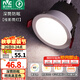 雷士（NVC） LED防眩筒燈射燈嵌入式無主燈家用客廳過道玄關(guān)燈服裝店洗墻燈 桂影筒燈Ra97-9W暖白光-孔75MM