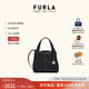 芙拉（FURLA）[秋冬新品]PRIMROSE牛皮女士迷你小托特包手提包輕便休閑斜挎包 黑色