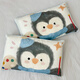 MOEDOOBIE兒童枕頭套純棉雙層紗a類(lèi)可水洗學(xué)生午睡幼兒園寶寶嬰兒枕頭套罩 企鵝小畫(huà)家 全棉紗布枕套一只裝 單只 30cm*50cm