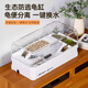 Barbarous Growth烏龜缸養龜生態(tài)缸帶曬臺家養巴西龜專(zhuān)用過(guò)濾缸飼養殖箱 白色大號