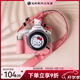 李尖佳能R50相機(jī)皮套R(shí)10微單保護(hù)套R(shí)100底座R6二代RP配件R50V殼相機(jī)包 r50/r100粉色+肩帶+Kitty貓?zhí)籽b49m