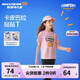 Skechers斯凱奇兒童卡皮巴拉男女童夏季新款透氣運(yùn)動T恤L225K070