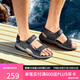 斯凱奇（Skechers）七夕禮物涼鞋男士夏季外穿運動涼拖鞋透氣軟底休閑沙灘鞋204105