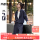 尚都比拉【懶人套裝】2025秋季撞色拼接假兩件polo領(lǐng)上衣&松緊腰直筒長(cháng)褲