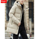 卡度頓特大碼胖子男裝棉衣加肥加大碼韓版帥氣學(xué)生棉服男工裝加厚外套冬 M02卡其色 6XL 建議220-240斤