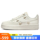 耐克NIKE七夕情人節(jié)禮物女空軍一號 AF1運動鞋F(xiàn)V3654-111帆白37.5