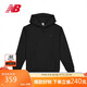 NEW BALANCE 衛衣男款女款簡(jiǎn)約百搭舒適連帽套頭衫MT41534 BK XL 