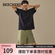 斯凱奇（Skechers）情侶裝男士時尚休閑褲百搭舒適短褲L225M080