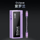 NICEHCKOctave便攜式解碼耳放旗艦級小尾巴HIFI發(fā)燒耳機手機電腦解碼放大器 【Octave小尾巴】紫羅蘭色