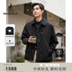 beanpole【新品】濱波 2025早春男士都市優(yōu)雅行政風(fēng)長(cháng)袖夾克外套 黑色 L 180/96A