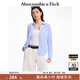 ABERCROMBIE & FITCH女裝春夏經(jīng)典小麋鹿氣質(zhì)通勤美拉藍復古牛津長(cháng)袖襯衫KI140-4429 天藍色條紋 XS (160/84A)