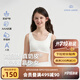愛慕兒童百搭小奶皮少女發(fā)育內(nèi)衣一階中長(zhǎng)背心二階短背心三階交叉美背文胸 二階段-白AJ115E092 160
