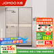 九牧（JOMOO）【定制】整體淋浴房一體式淋浴隔斷內外開(kāi)門(mén)一字形干濕分離E17 槍灰型材 【光?！?jì)砷T(mén)1.1-1.19（高2.0m）