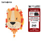 新秀麗（Samsonite）學(xué)生書(shū)包健康抗菌減負透氣輕盈小學(xué)生書(shū)包可愛(ài)卡通動(dòng)漫 U22 獅子橙色內里 96101
