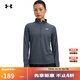 安德瑪（UNDERARMOUR）春夏Tech女子羅紋訓練運動(dòng)長(cháng)袖T恤1389857 暴雨灰044  M