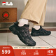 斐樂(lè )（FILA）官方男鞋老爹鞋復古運動(dòng)鞋2025冬季新款鞋子加絨貓爪6代 黑-BD 42