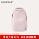 BAGSMART書包軟殼雙肩包女初高中生休閑通勤輕便高顏值小背包旅行包電腦包 粉色（可容納13英寸筆記本）