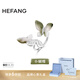 HEFANG何方珠寶蝴蝶花園戒指優(yōu)雅尾戒輕奢高級感生日禮物送女友 橄欖綠