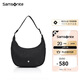 新秀麗（Samsonite）時(shí)尚出街女士斜挎包手提包輕盈包包女包NT1 黑色送女友禮物