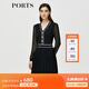 PORTS寶姿秋冬女裝新款優(yōu)雅氣質(zhì)修身連衣裙ALM9K202NKW008 黑色 S