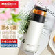 金灶T-107 創(chuàng  )意便攜男士杯茶水分離杯茶杯水杯旅行杯泡茶杯保溫杯 T-107【400mL】象牙白