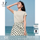 玖姿·安娜蔻極簡優(yōu)雅氣質(zhì)圓領(lǐng)寬松蓋袖上衣女2025夏季新款 杏色 XL