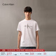Calvin KleinJeans夏季男女情侶潮流多色休閑ck印花純棉短袖針織T恤40EM28