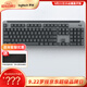 羅技（Logitech）K865無線機械鍵盤 藍牙鍵盤紅軸鍵盤 辦公游戲電競鍵盤雙模鍵盤 家用全尺寸104鍵 三設備連接 TTC紅軸-石墨黑