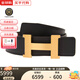 愛(ài)馬仕（Hermes）【中秋節(jié)】男士腰帶皮帶黑棕雙面光面腰帶38毫米寬版 金色扣 黑色/巧克力色 90碼適合2.4-2.6尺腰圍30-33碼褲