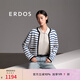 ERDOS 春夏全棉彈力牛仔直筒褲復(fù)古修身百搭簡約女牛仔褲可水洗 經(jīng)典藍(lán) S 155/64A
