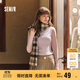 森馬（Semir）長(cháng)袖T恤女半高領(lǐng)吸濕發(fā)熱抗菌2024冬緊身抓絨打底衫109724101001