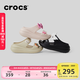 卡駱馳crocs經(jīng)典泡芙?jīng)鲂孢m耐磨坡跟泡芙鞋戶(hù)外拖鞋|207670 黑色-001(含智必星) 36 (220mm) 37