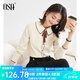 歐莎（OSA）千金小香風(fēng)減齡內搭娃娃領(lǐng)針織衫2025秋新款打底衫毛衣女上衣氣質(zhì) 杏色A S