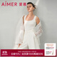 愛(ài)慕背心女士24SS舒適百搭方領(lǐng)寬肩背心打底衣女士AM729771 白色1H0 165