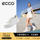 愛步（ECCO）休閑鞋女 厚底增高百搭平底鞋板鞋休閑運(yùn)動鞋 街頭219613 石灰色/白色/稻黃色21961361220 36