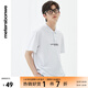 美特斯邦威polo衫男士裝夏季新款翻領(lǐng)衣服簡(jiǎn)約設計感短袖男t恤男 亮白 L 175 96A