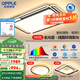 歐普（OPPLE）165瓦照明客廳燈線(xiàn)面發(fā)光簡(jiǎn)約現代超大吸頂燈北歐燈具套餐 A1【兩室1廳】3燈