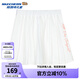 Skechers斯凱奇商場(chǎng)同款女童運動(dòng)百褶褲裙夏季兒童白色透氣短褲P223G026 亮白色/0019 165
