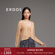 ERDOS 春夏V領(lǐng)翻花長(cháng)袖絲棉鏤空寬松系帶浪漫甜美女開(kāi)衫針織衫 燕麥奶色 L 165/88A