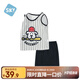 舒貝怡男童套裝無(wú)袖夏季女寶寶背心運(yùn)動(dòng)服嬰兒衣服純棉薄款 棒球100CM