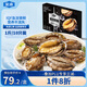 金唐鮮凍大鮑魚凈重500g/ 10頭鮑 帶殼鮑魚肉 貝類海鮮生鮮火鍋燒食材