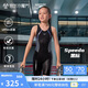 速比濤（Speedo）兒童泳衣電氣矩陣黑標(biāo)Hero5.0鯊魚皮競速連體泳衣女童 黑/藍(lán) 9-10