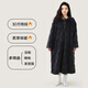 暖優(yōu)浴袍女長(cháng)款到腳踝家用套頭洗澡斗篷可穿一體式浴巾大碼睡袍四季厚 黑色:雪球浴袍【套頭長(cháng)款】 XL【適合140-170斤】